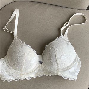 White aerie bra